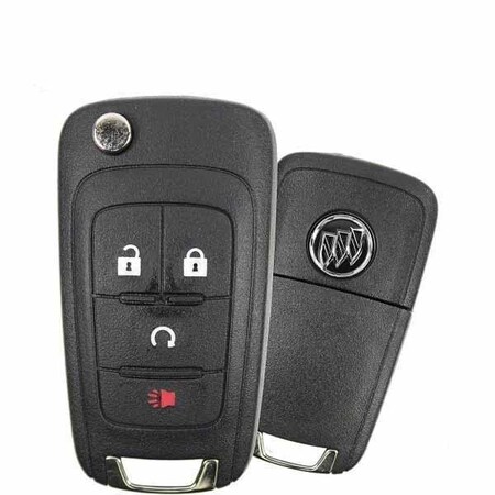 Oem OEM: REF: 2013-2018 Buick Encore Enclave / 4-Button Flip Key / PN 13585814 / AVL-B01T1AC RK-BUK-AVL-RFB